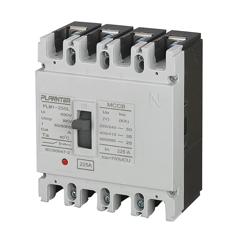 AC 4-poliger Kompakt-Leistungsschalter 225 A