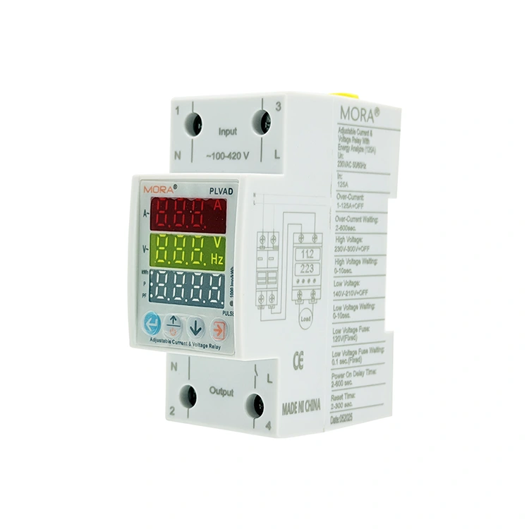 2P Digital Voltage Protector Type C with Triple Display